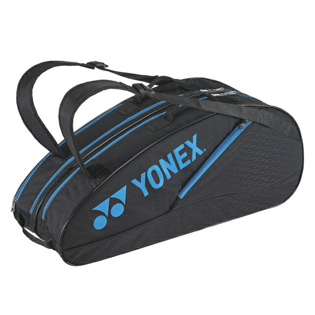 ヨネックス ラケットバック6 リュック付 BAG2132R テニス バドミントン ラケットバッグ 6本用 : ブラック×ブルー YONEX 2206_cp_yn