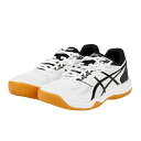 アシックス アップコート 4 GS UPCOURT 4 GS 1074A027 ジュニア(キッズ・子供) バレーボール シューズ 2E : ホワイト×ブラック asics その1