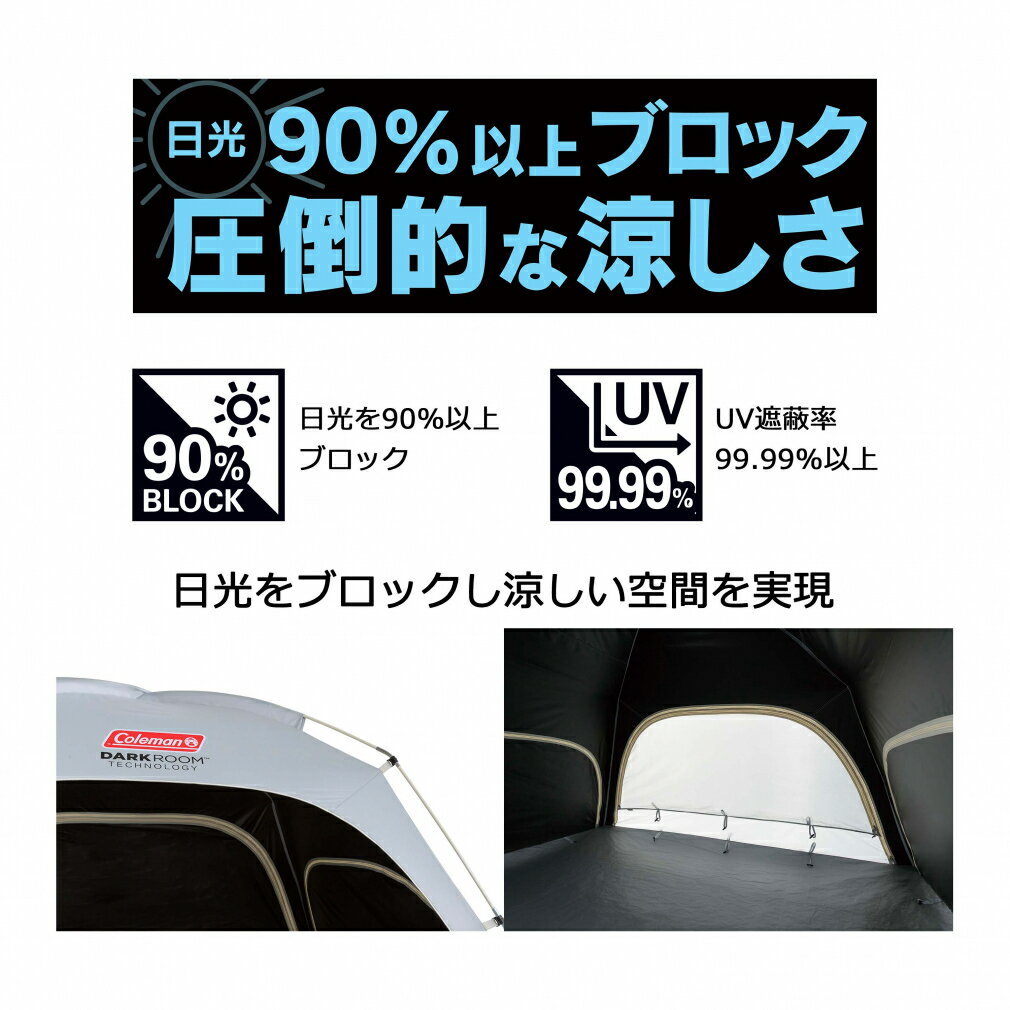 最大10%OFFクーポン【楽天 お買い物マラソン限定 】 コールマン クィツクアップIG シェード+ 2000036442 キャンプ タープテント Coleman通販格安セール情報 楽天 通販