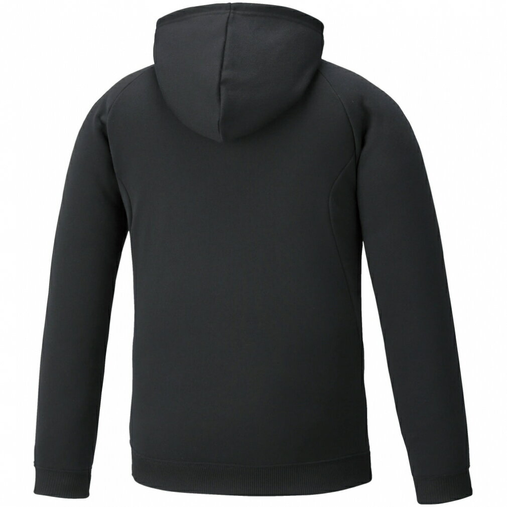 ミズノメンズレディースバレーボールスウェットシャツプルオーバーフーディー32MC017609:ブラックMIZUNO
