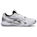 最大10％OFFクーポン アシックス GEL-TACTIC メンズ レディース バレーボール シューズ 2E : ホワイト×シルバー asics