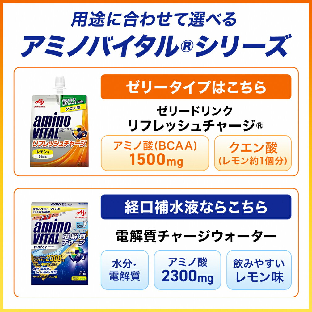 アミノバイタルクエン酸チャージ20本入(AM7060)フィットネス飲食品