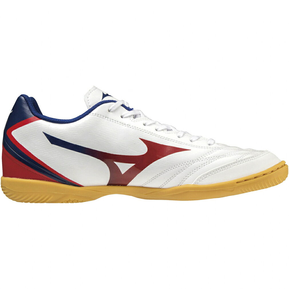 ミズノ モナルシーダ NEO SALA SELECT IN ネオサラセレクトイン Q1GA212262 メンズ フットサル シューズ 3E : ホワイト×レッド MIZUNO通販セール サッカー 用品 セール
