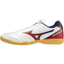 ミズノ モナルシーダ NEO SALA SELECT IN ネオサラセレクトイン Q1GA212262 メンズ フットサル シューズ 3E : ホワイト×レッド MIZUNO