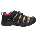 キーン NEWPORT SHOE Y 1025503 ジュニア キッズ・子供 トレッキング アウトドアシューズ : BLACK/ORIGINAL TIE DYE KEEN