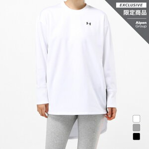 アンダーアーマー レディース チュニック UA ARMOUR FLEECE Oversized Crew 1369407 スポーツウェア UNDER ARMOUR アルペン・スポーツデポ限定 1206SALE