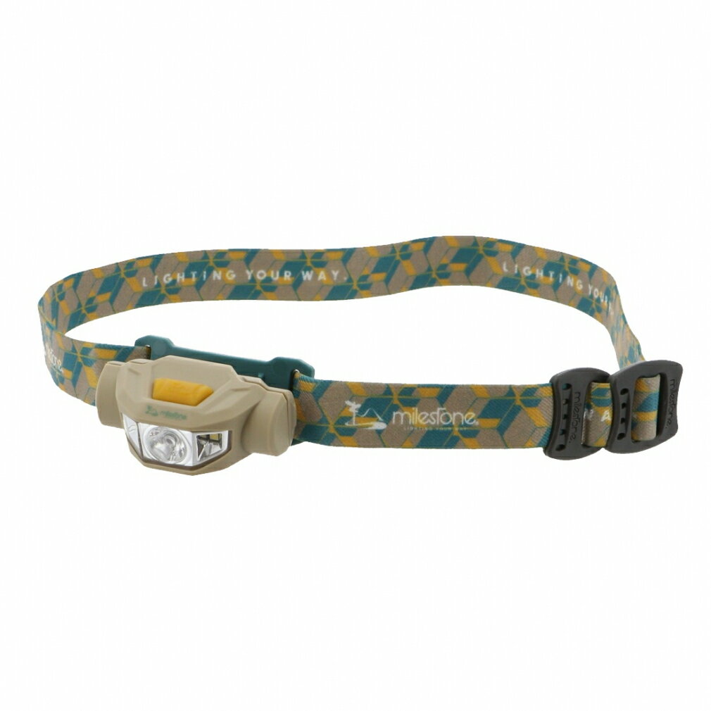 最大10％OFFクーポン【楽天お買い物マラソン限定】 マイルストーン スタンダードモデル・ウォーム MS-A7 SO トレッキング ヘッドライト : ソイル milestoneのサムネイル