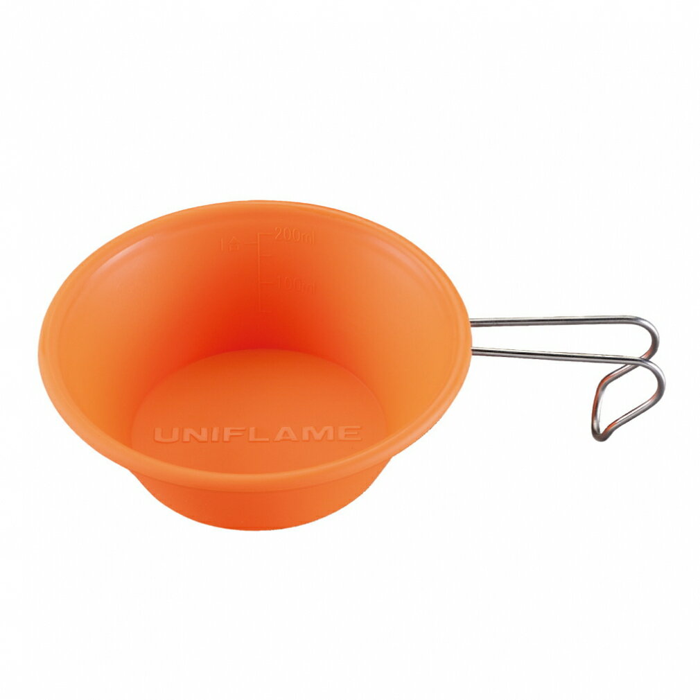 ユニフレーム カラシェラ300 666708 キャンプ 食器 シェラカップ : オレンジ UNIFL