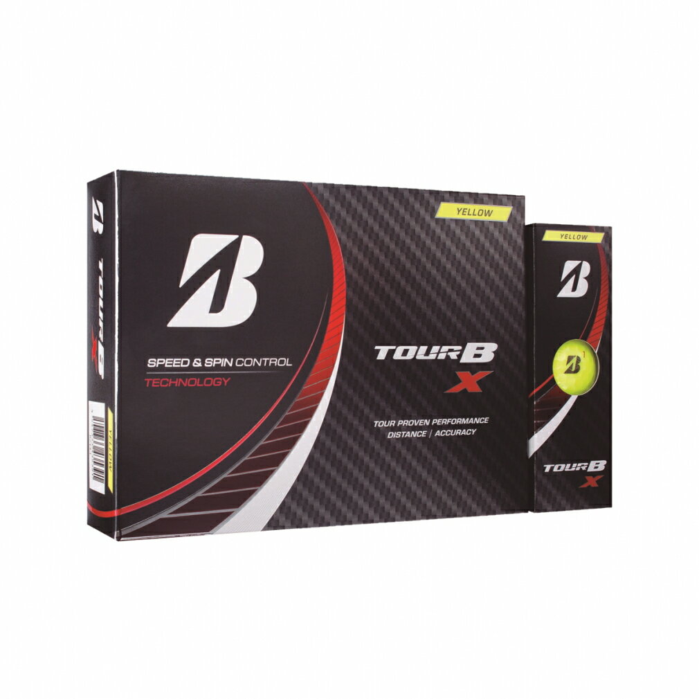 ブリヂストンツアービー2022TOURBXイエロー(B2YXJ)ゴルフ1ダース(12球入)公認球BRIDGESTONE