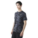 ニューバランス メンズ 陸上/ランニング 半袖Tシャツ プリンテッド SS Tシャツ AMT03204 : ブラック New Balance 父の日ギフト