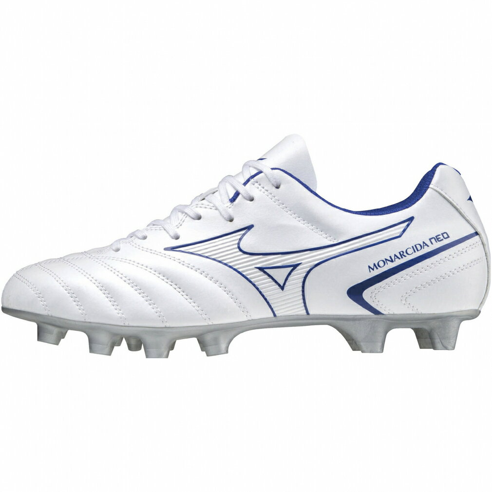 ミズノ モナルシーダ NEO II SELECT P1GA222525 メンズ サッカー スパイクシューズ 3E : ホワイト×ブルー MIZUNO