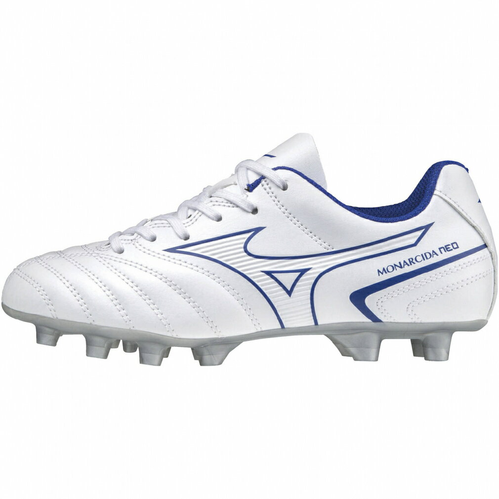 ミズノ モナルシーダ NEO II SELECT Jr P1GB222525 ジュニア キッズ・子供 サッカー スパイクシューズ 3E : ホワイト ブルー MIZUNO 220728SCWH