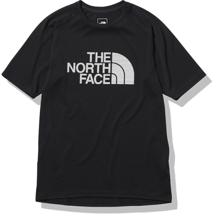 ノースフェイス メンズ 陸上/ランニング 半袖Tシャツ S/S GTD Logo Crew ショートスリーブGTDロゴクルー NT12276 : ブラック THE NORTH FACE 父の日ギフト 2206_cp_run