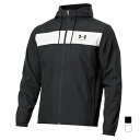 最大10%OFFクーポン 【9/4〜9/11】 アンダーアーマー メンズ ウインドフルジップ UA SPORTSTYLE WINDBREAKER 1365505...