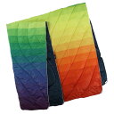 ランプル ORIGINAL PUFFY Blanket TPPB-RF1-1 キャンプ ブランケット : RAINBOW FADE Rumpl