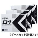 買えば買うほど★最大10％OFFクーポン ホンマ HONMA D1 2022 モデル BT2201 WH ホワイト 3ダース(36球入) ゴルフ 公認球 HONMA