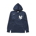 ナイキ メンズ 野球 スウェットパーカー MLB NIKE ヤンキース プルオーバーフーディ NKAQ-44BNK : ネイビー NIKE 1011UABB