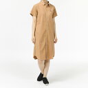 チャムス レディース アウトドア 半袖シャツ Yarn-Dyed Chambray S/S Dress CH18-1197 B062 : ベージュ CHUMS