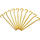 ノルディスク Skewer Pegs 10 Pieces 148066 キャンプ ペグ/ハンマー : Mustard nordisk