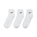 最大10％OFFクーポン ナイキ ソックス 3P エブリデイ クッション クウォーター ソックス 靴下 SX7667 100 ： ホワイト NIKE 2303_ms 3