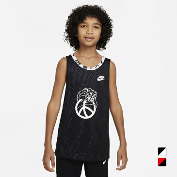 【8/25】買えば買うほど★最大10%OFFクーポン ナイキ ジュニア キッズ 子供 ノースリーブ 機能シャツ YTH CLTR OF BBALL リバーシブル JSY タンク トップ DQ8955 スポーツウェア NIKE