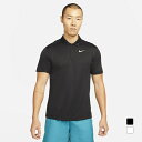 ナイキ メンズ テニス 半袖ポロシャツ コート DF ソリッド S/S ポロ DH0858010 : ブラック NIKE