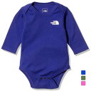 ザ・ノース・フェイス ジュニア キッズ 子供 アウトドア ウェア ベビーロングスリーブコットンロンパース NTB62205 THE NORTH FACE ノースフェイス