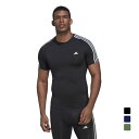 アディダス メンズ 半袖 コンプレッションインナー MTF3STシャツ RP431 HD3525 IC2166 IM3410 スポーツウェア adidas