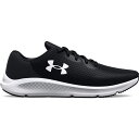 アンダーアーマー UA Charged Pursuit 3 EX WIDE 3025801 メンズ 陸上/ランニング ランニングシューズ : ブラック ホワイト UNDER ARMOUR 1222RUN43online