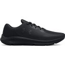 最大10％OFFクーポン アンダーアーマー UA Charged Pursuit 3 EX WIDE 3025801 メンズ 陸上/ランニング ランニングシューズ : ブラック×ブラック UNDER ARMOUR