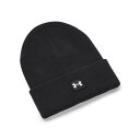 ニット帽 アンダーアーマー ニット帽 UA HALFTIME BEANIE 1373155 001 帽子 ビーニー UNDER ARMOUR wi_cp