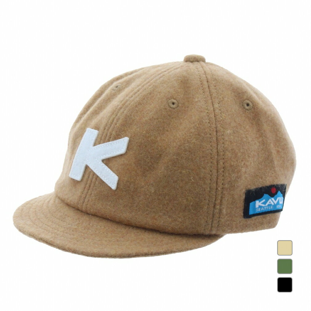 カブー 最大10％OFFクーポン 【6/1 0:00〜23:59】 カブー トレッキング 帽子 Base Ball Cap Wool 19820318 KAVU