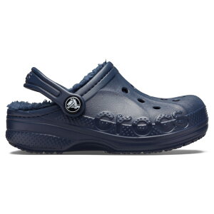 クロックス Baya Lined Clog K 207500-463 ジュニア キッズ 子供 クロッグサンダル : ネイビー crocs