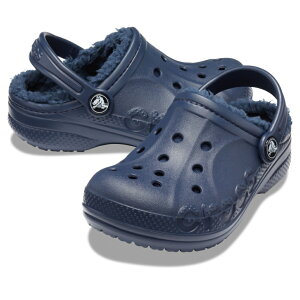 クロックス Baya Lined Clog K 207500-463 ジュニア キッズ 子供 クロッグサンダル : ネイビー crocs