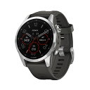 距離計 ガーミン フェニックス 7S Silver / Graphite ゴルフ 距離測定器 時計 ナビ GPS GPSナビ みちびき GARMIN Fenix