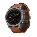 v K[~ tFjbNX7 Sapphire Dual Power Ti /ChestnutLeatherBand St  v GPSir GARMIN Fenix