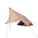 ロゴス Tradcanvas Tepee&タープ350-BB 71805559 キャンプ タープテント LOGOS