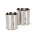 スノーピーク 真空雪峰スタッキングマグ 300/450 マット セット SET-123 キャンプ 食器/カトラリー カップ snow peak