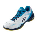 ヨネックス POWER CUSHION 65Z パワークッション65Z SHB65Z3 メンズ レディス バドミントン シューズ 3E : ホワイト×ブルー Y...
