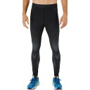 アシックス メンズ 陸上/ランニング ロングスパッツ ENERGY SAVINGタイツ エナジーセービングタイツ 2011C283 : ブラック asics 2...