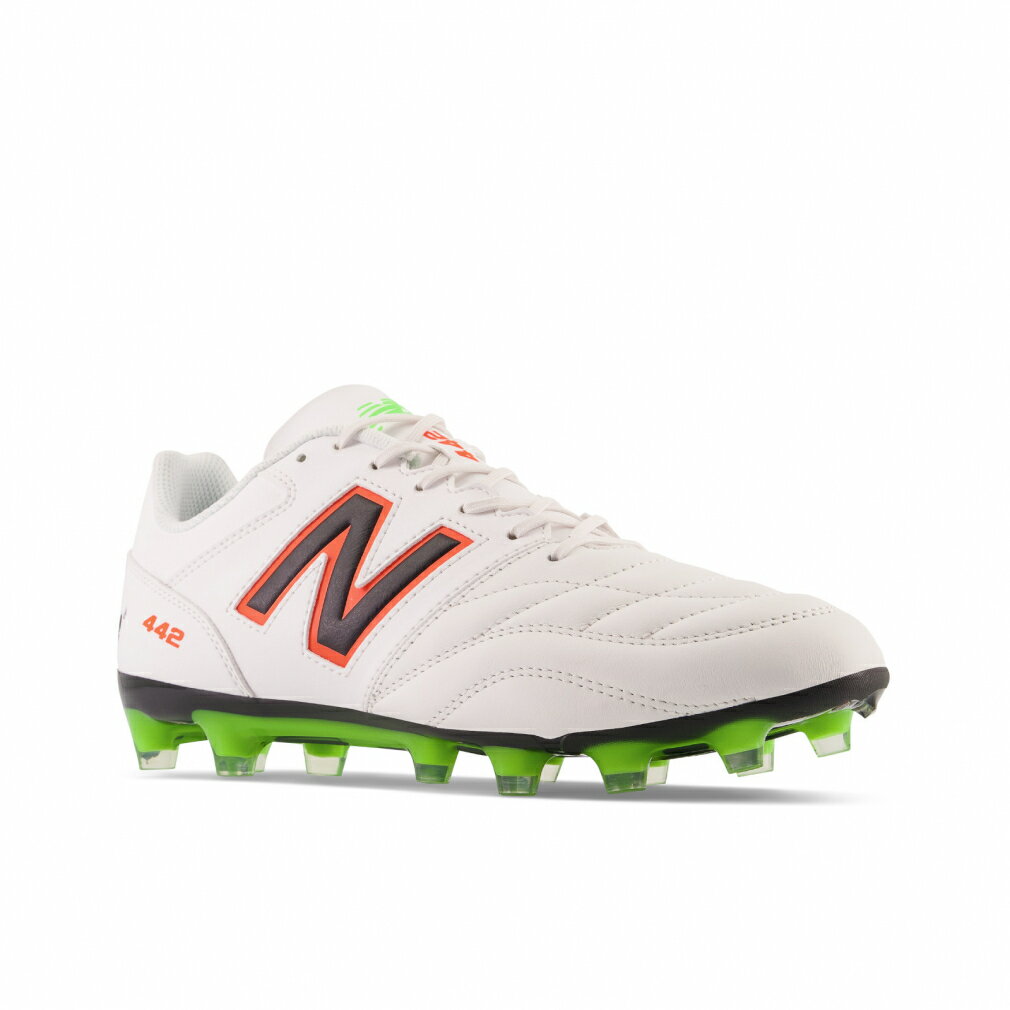 ニューバランス 442 V2 チーム HG 442 v2 Team HG MS42H 2E メンズ サッカー スパイクシューズ 2E : ホワイト×オレンジ New Balance