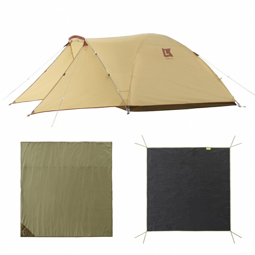 ロゴス LOGOS Fes ツアードームMセット-BC 71208021 キャンプ ドームテント 4人用 LOGOS camp_peg