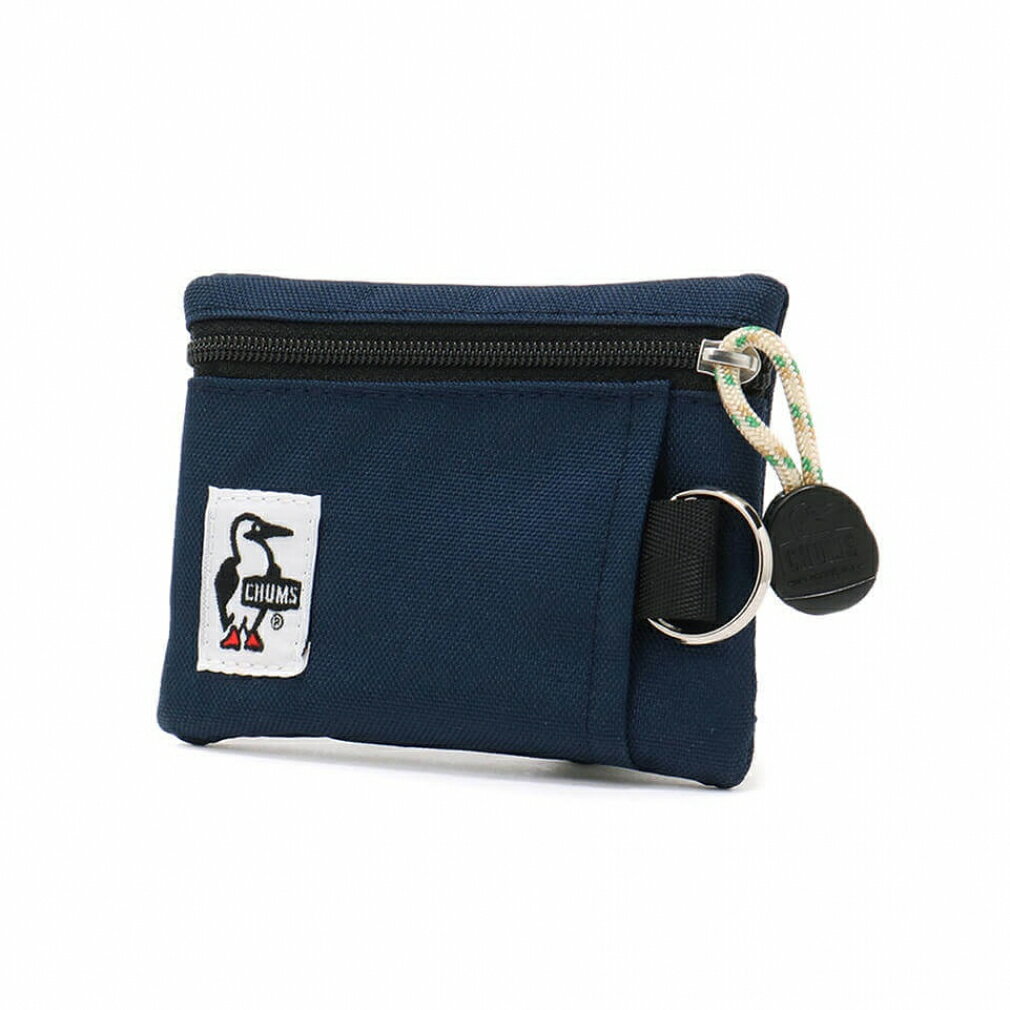 チャムス キーケース 最大10％OFFクーポン 【5/18 0:00〜23:59】 チャムス Recycle Key Coin Case CH60-3574 N001 トレッキング コインケース パスケース キーケース : Navy CHUMS