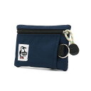 チャムス 定期入れ メンズ チャムス Recycle Key Coin Case CH60-3574 N001 トレッキング コインケース パスケース キーケース : Navy CHUMS