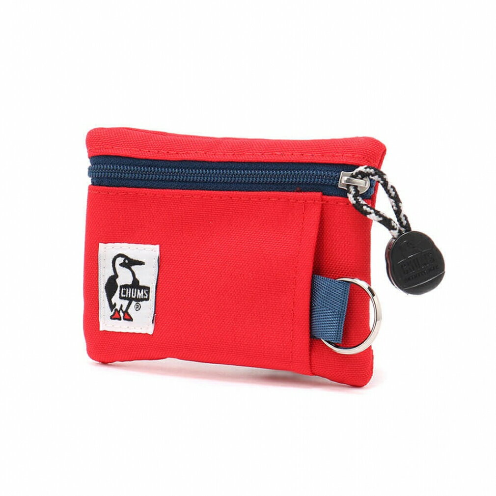 チャムス キーケース 最大10％OFFクーポン 【5/18 0:00〜23:59】 チャムス Recycle Key Coin Case CH60-3574 R001 トレッキング コインケース パスケース キーケース : Red CHUMS