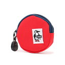 チャムス Recycle Round Coin Case CH60-3573 R001 トレッキング 財布 小銭入れ コインケース : Red CHUMS