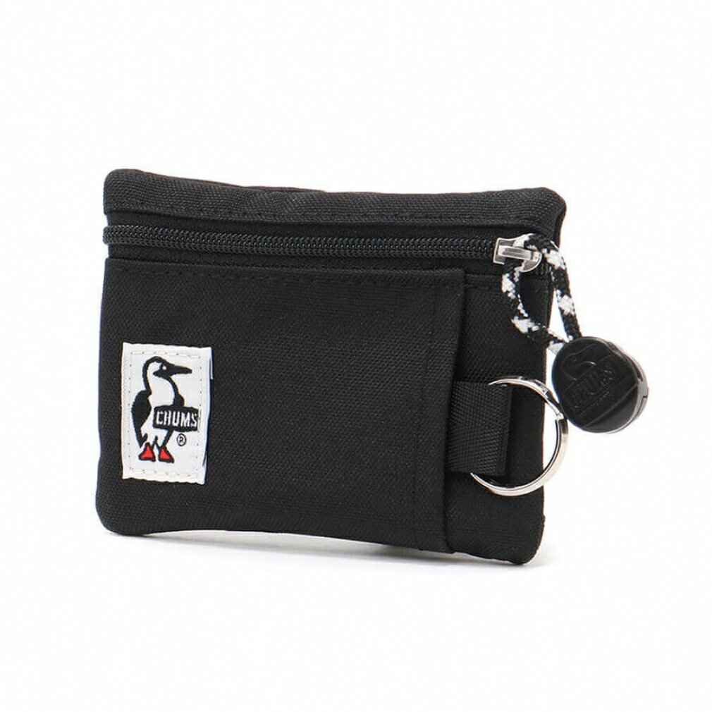 チャムス キーケース 最大10％OFFクーポン 【5/18 0:00〜23:59】 チャムス Recycle Key Coin Case CH60-3574 K001 トレッキング 財布 コインケース パスケース キーケース : Black CHUMS