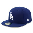 最大10％OFFクーポン ニューエラ 59FIFTY MLBオンフィールド ロサンゼルス・ドジャース ゲーム キャップ 13554994 帽子 ： ロイヤルブルー×ホワイト NEW ERA