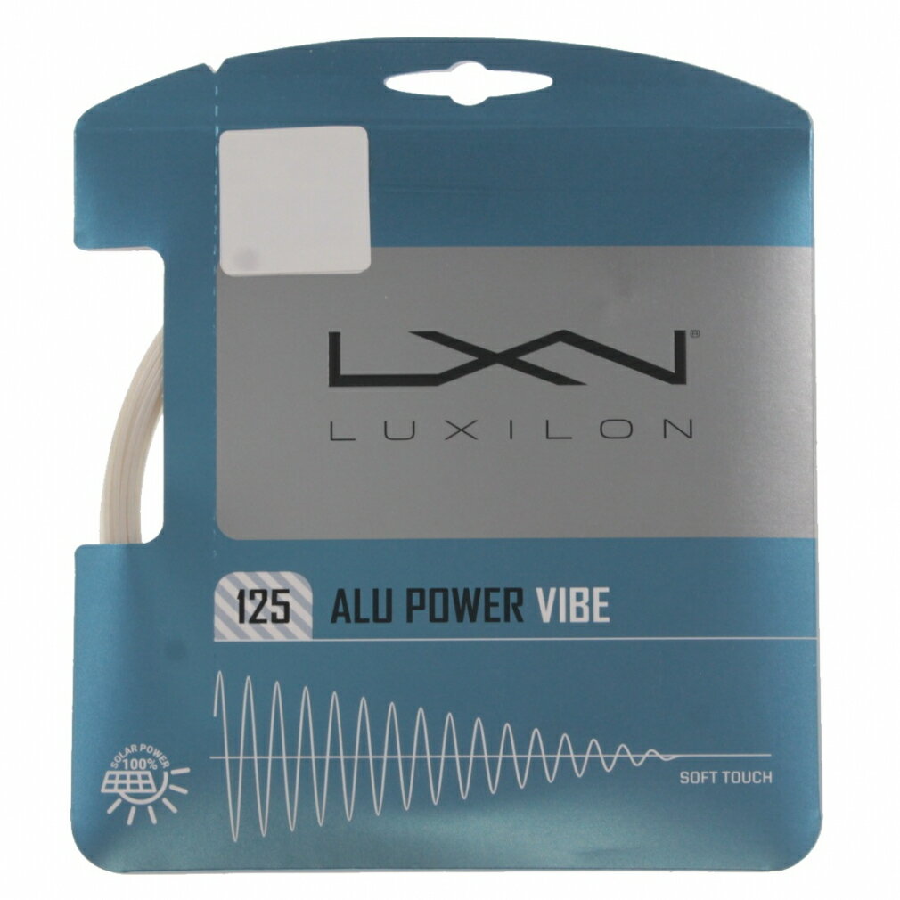 ルキシロン アルパワー ヴァイブ125 ALU POWER VIBE 125 WR83068011 アルパワー・ヴァイヴ 硬式テニス ストリング LUXILON