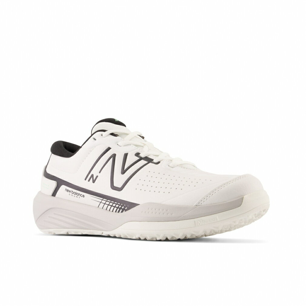 ニューバランス 696 v5 O MCO6962E メンズ テニス オムニクレー用シューズ 2E : ホワイト New Balance